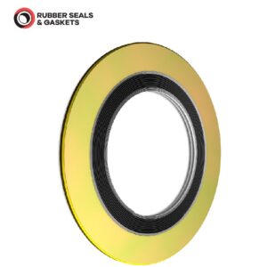 SPIRAL WOUND GASKET CG STYLE WITH OUTER RING ASME B16.20 FOR ASME B16.5 FLANGES CLASS900 SERIES SS304+GRAPHITE, OUTER RING: CARBON STEEL