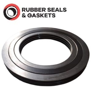 SPIRAL WOUND GASKET CGI STYLE WITH SS304 INNER & OUTER RING SS304+GRAPHITE FILLER CLASS150