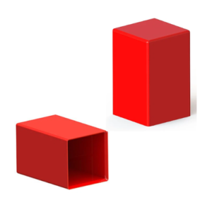 Rectangular Rubber End Caps