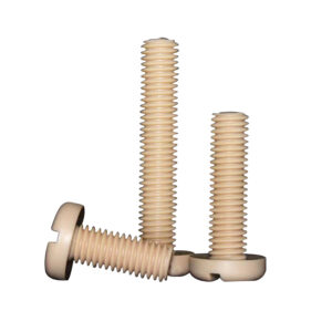 PEEK Pan Head Slotted Screw