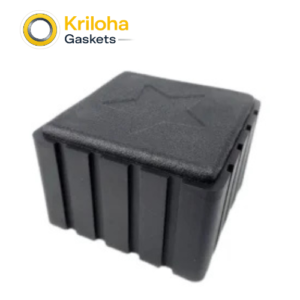 Square Rectangle Rubber Chair Leg Caps