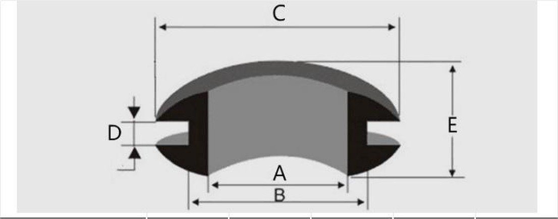 silicone cable grommet