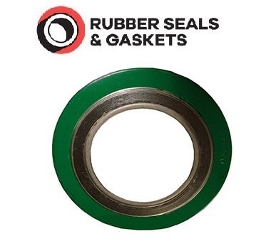 SPIRAL WOUND GASKET CGI STYLE WITH SS316 INNER & CS OUTER RING SS316+GRAPHITE FILLER CLASS1500