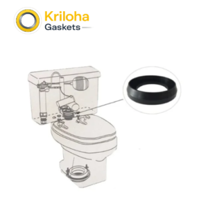 Flush valve rubber seal gasket