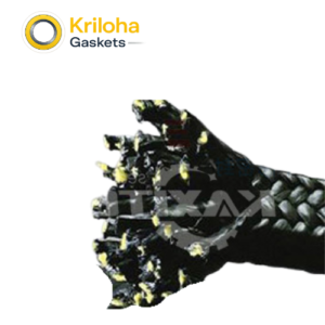 Graphite-Spun Aramid Fiber Packing