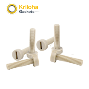 M5X20 Cylindrical head slotted PEEK screw